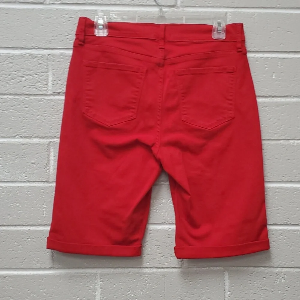 NYDJ Red Jean Shorts